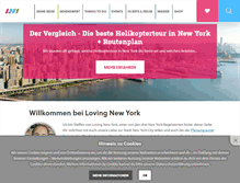 Tablet Screenshot of lovingnewyork.de